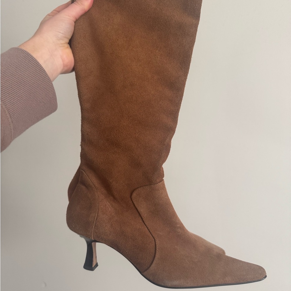 Brown Suede Women's Boots